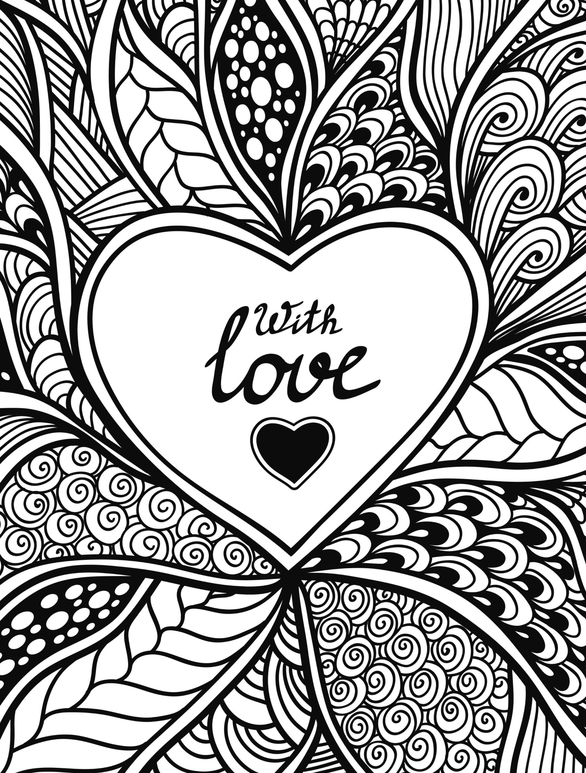 Adalt Coloring Pages For Valentines Day Printable