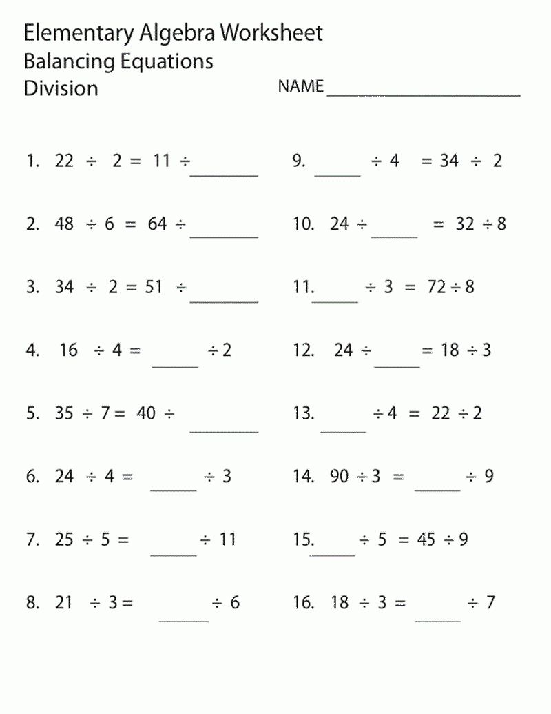 Free 9th Grade Math Worksheets