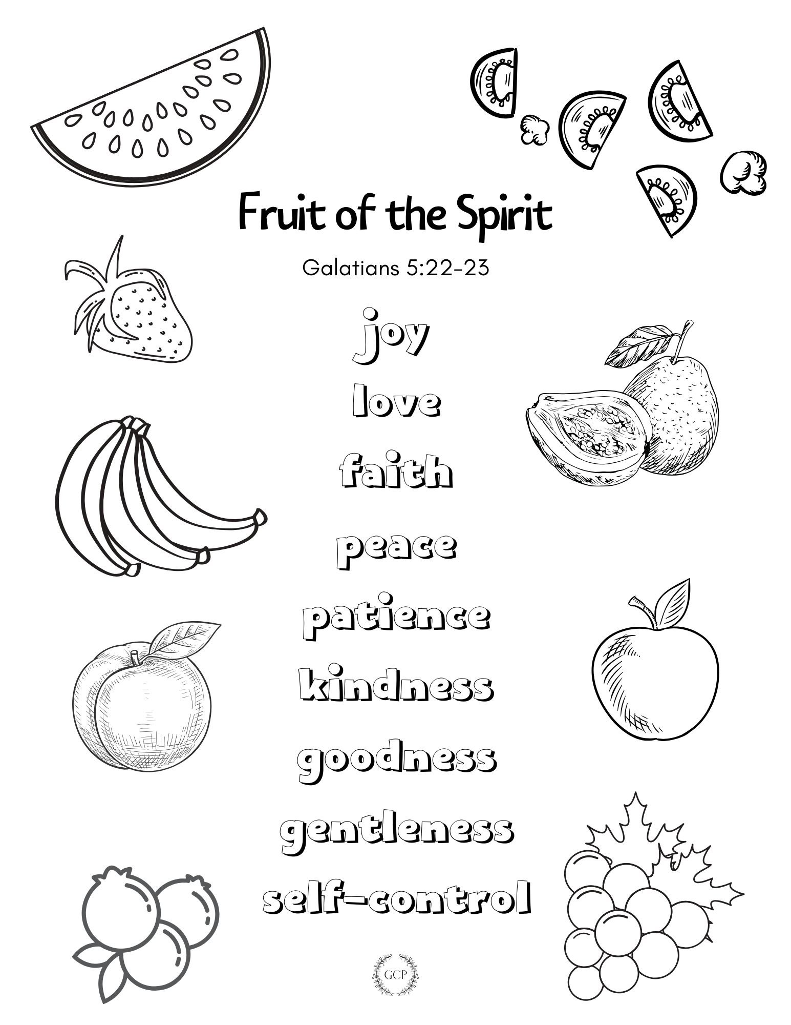 Free Bible Coloring Pages For Kids Download Now Gentle Christian 