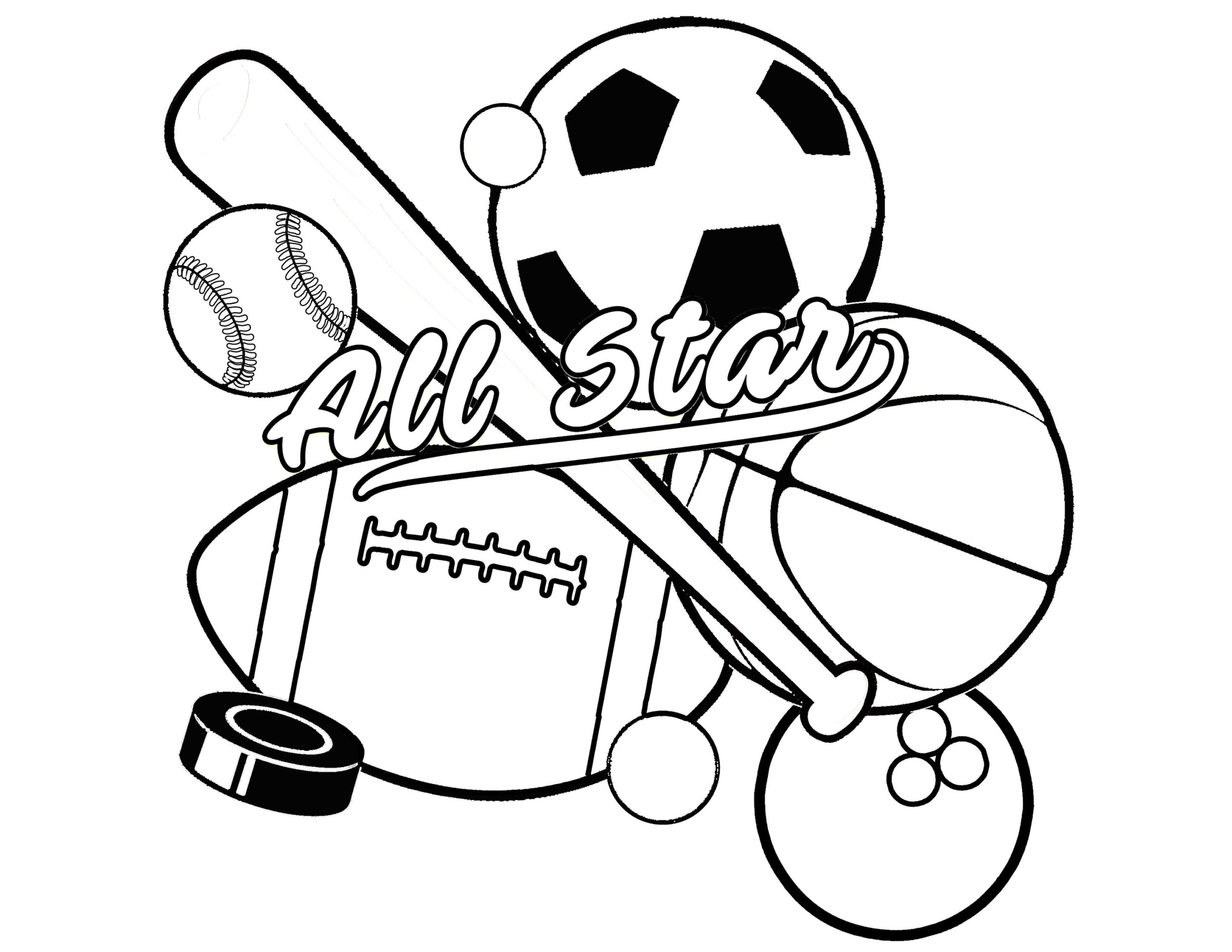 Free Coloring Pages Sports