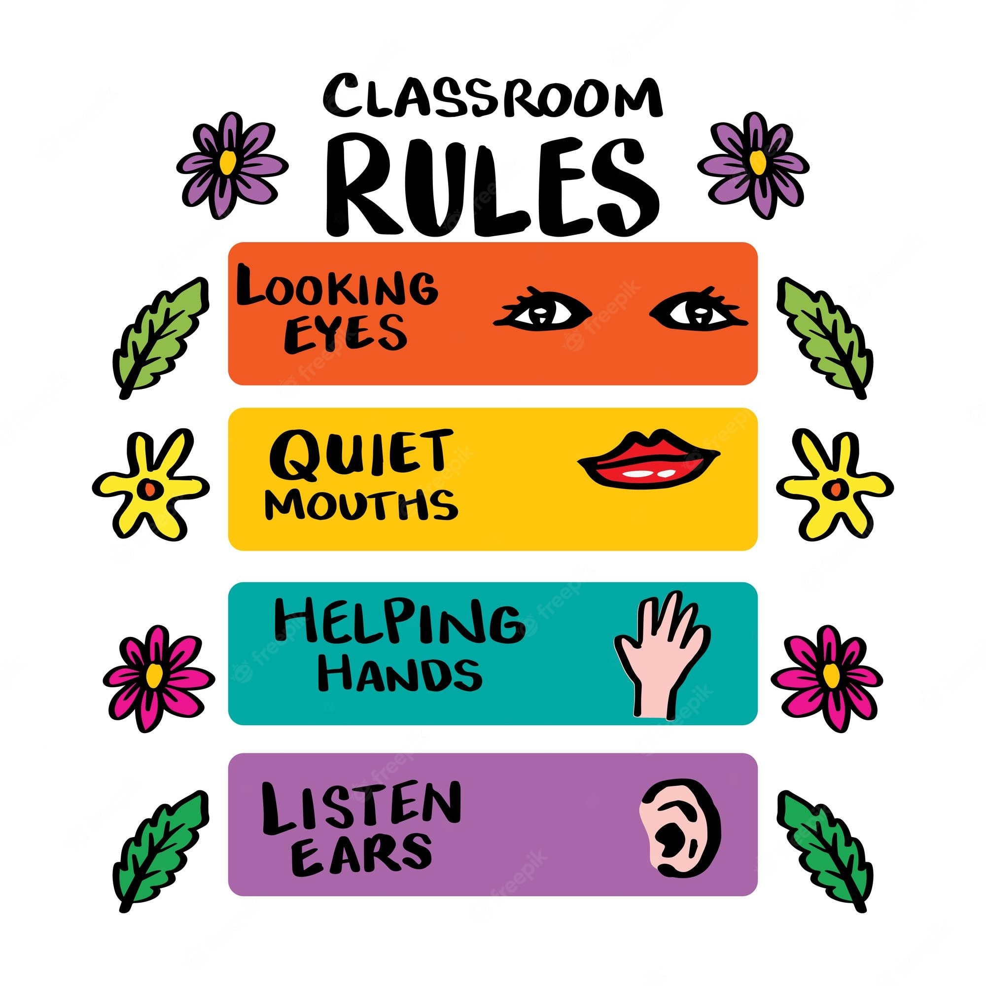 Free Custom Printable Classroom Rules Poster Templates Canva 3219379