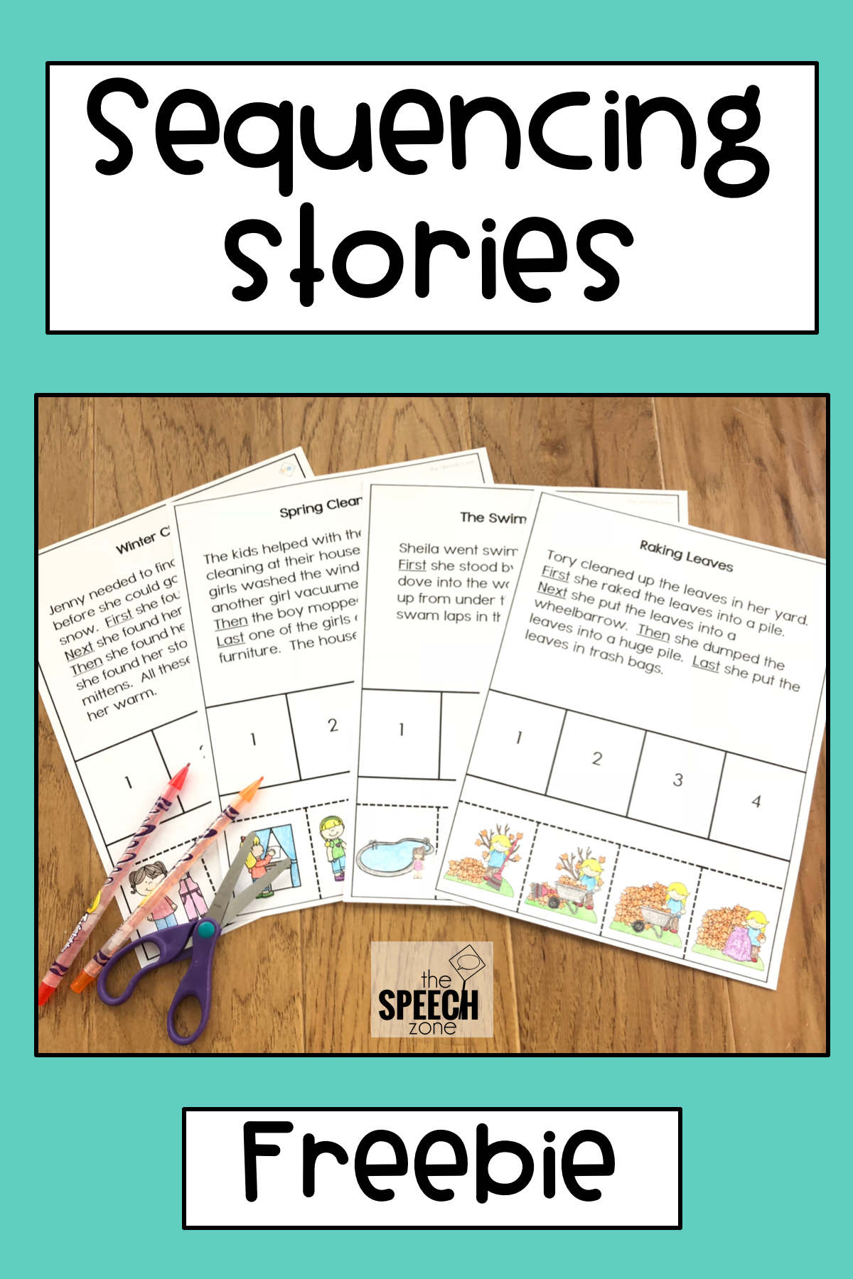 Free Four step Sequencing Stories Sample Use These Worksheets To 