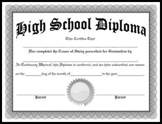 Free Homeschool Diplomas Template