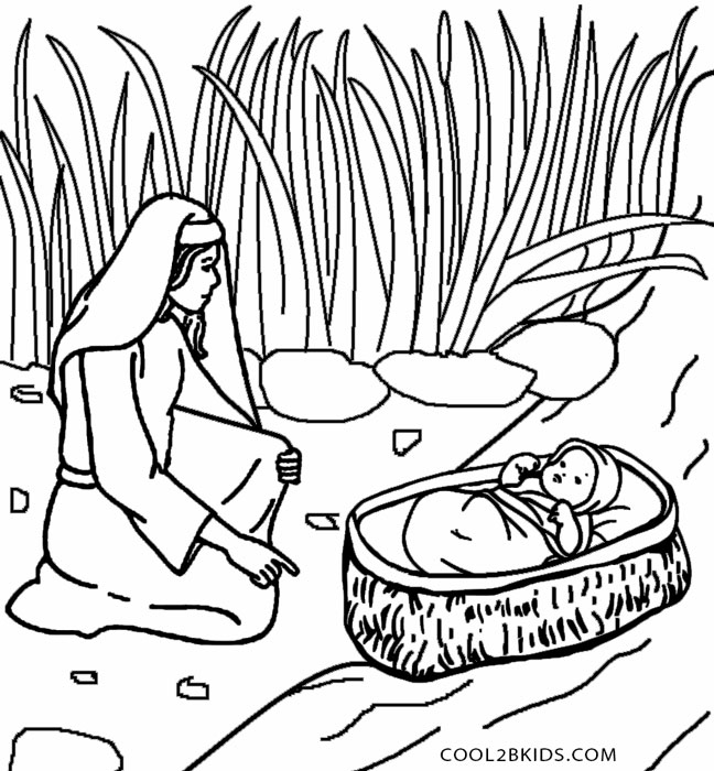 Free Printable Moses Coloring Pages