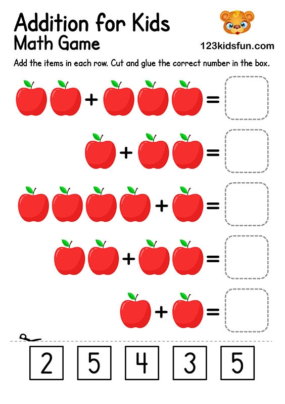 Free Printable Math Worksheets For Preschool