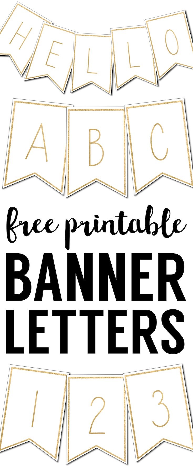Free Printable Banner Letters Templates Free Printable Banner Letters 