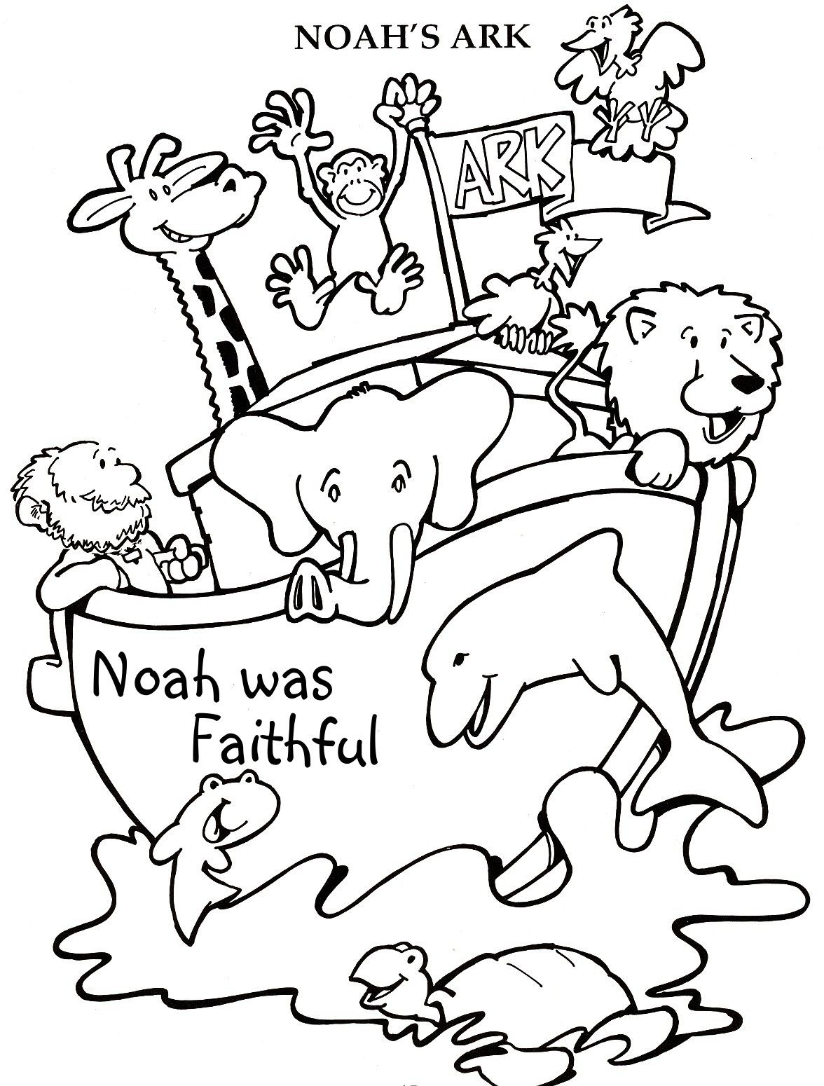 Free Printable Bible Color Sheets For Kids