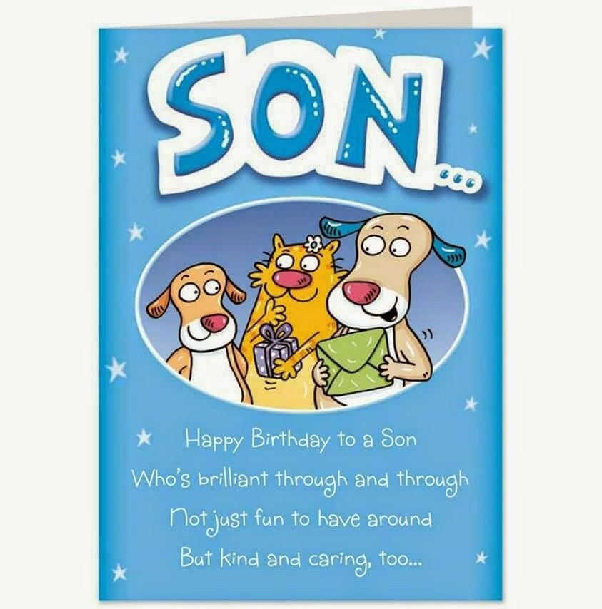 Free Printable Birthday Son Cards