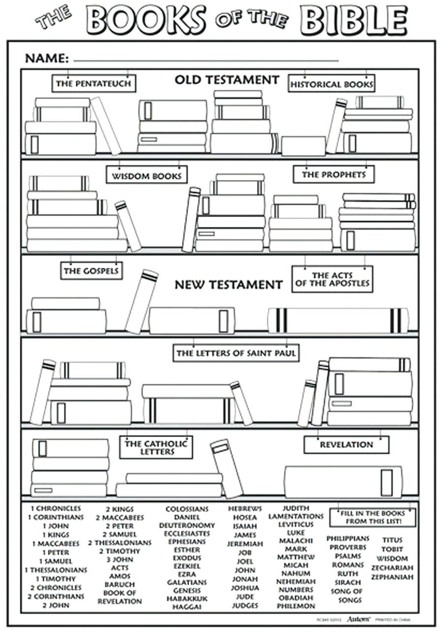 Free Printable Books Of The Bible Worksheets Free Printable Books Of The Bible Worksheets