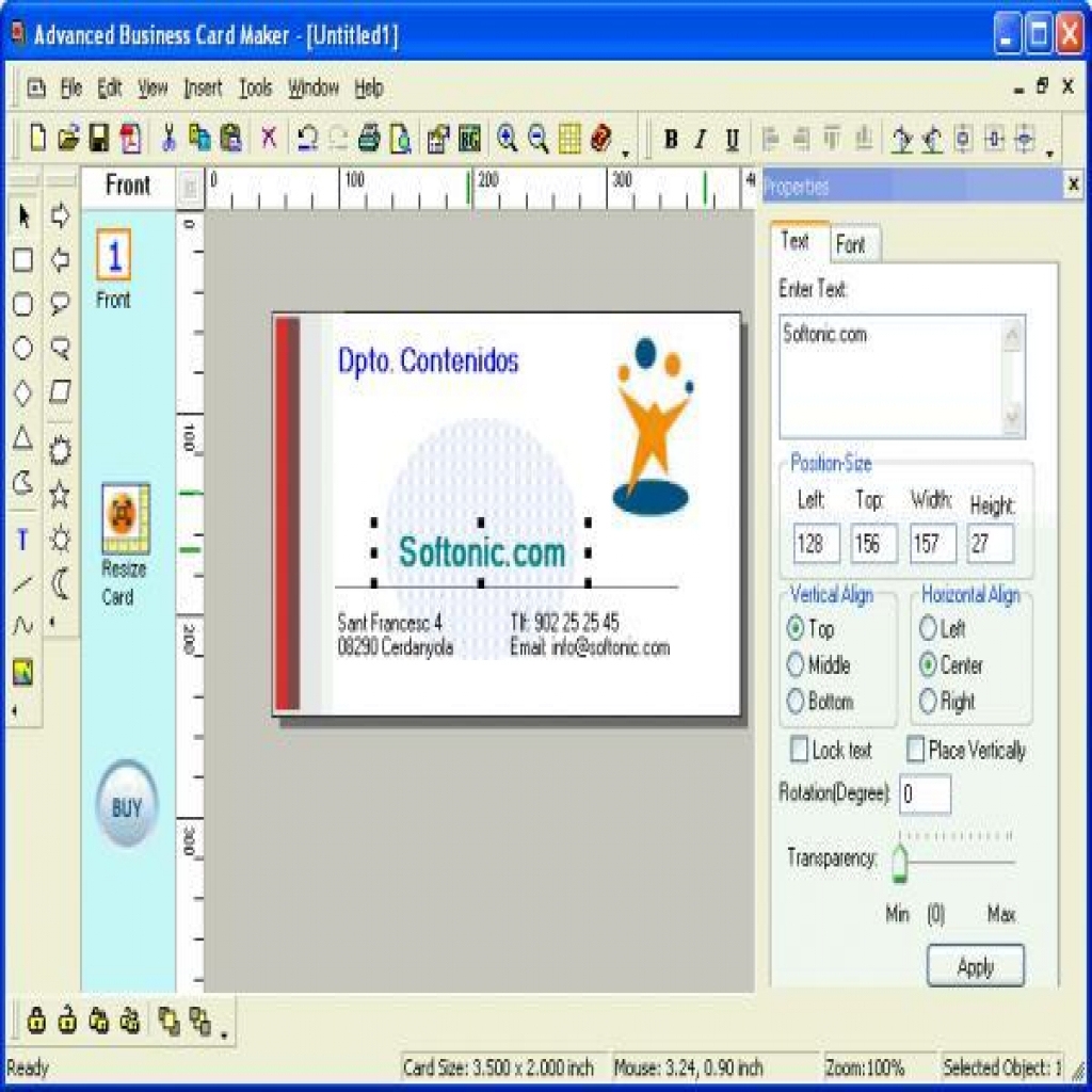 Online Business Card Maker Free Printable