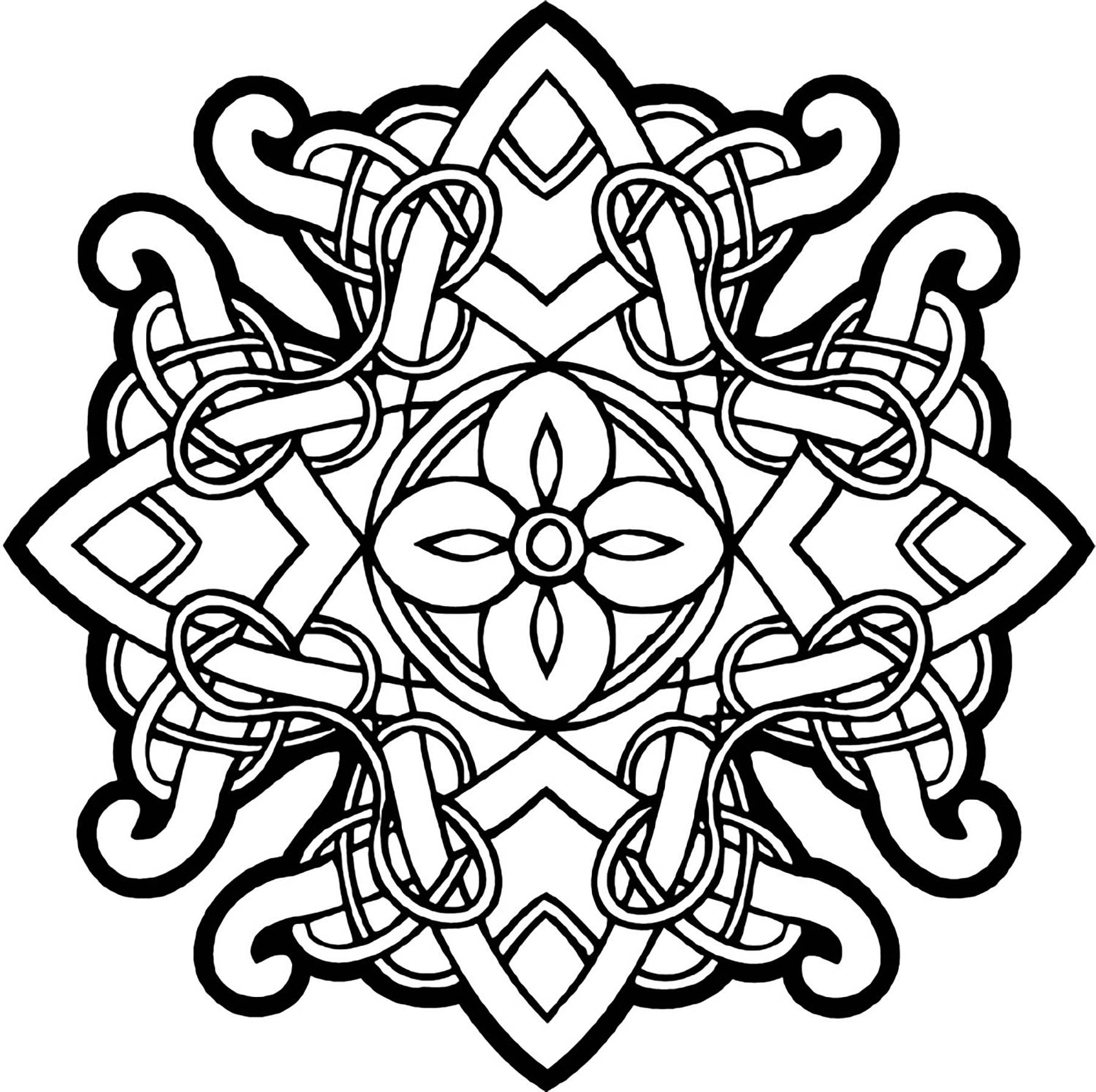 Free Printable Celtic Coloring Pages Free Templates Printable
