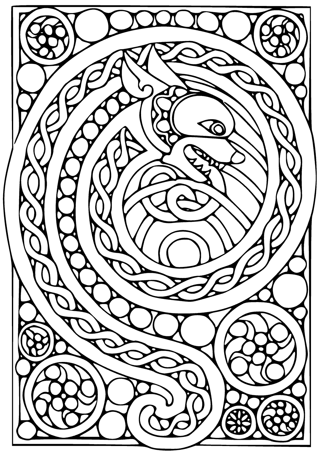 Free Printable Celtic Coloring Pages