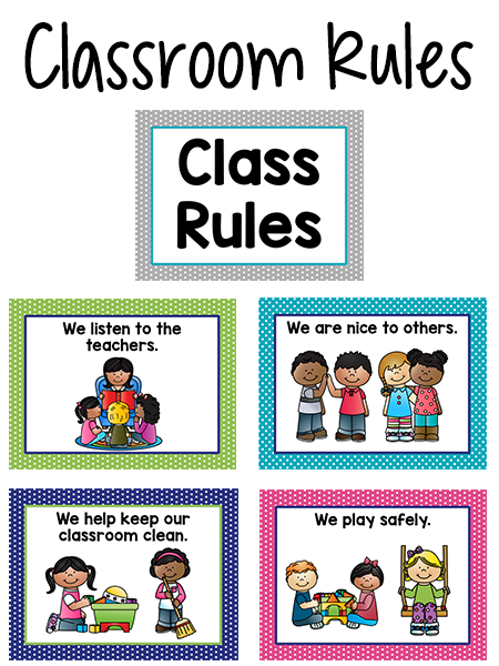 Free Printable Classroom Rules Poster