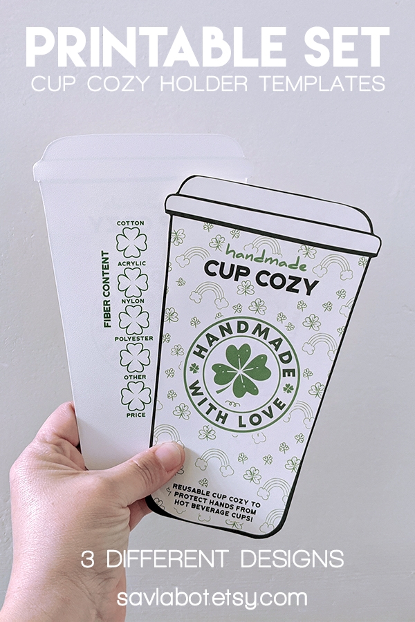 Free Printable Coffee Cup Cozy Template