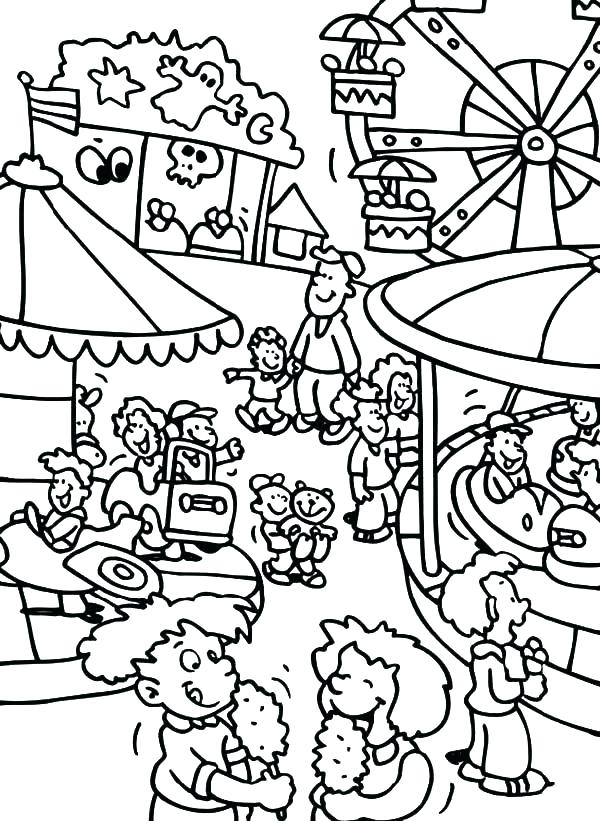 Free Printable County Fair Coloring Pages Printable Templates