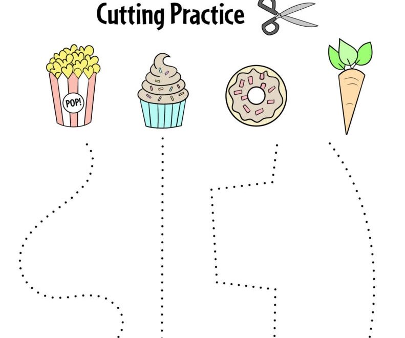 Free Printable Cutting Worksheets For Preschoolers The Hollydog Blog