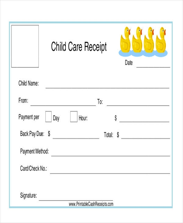 Free Printable Daycare Invoice Template Printable Templates Free Word 