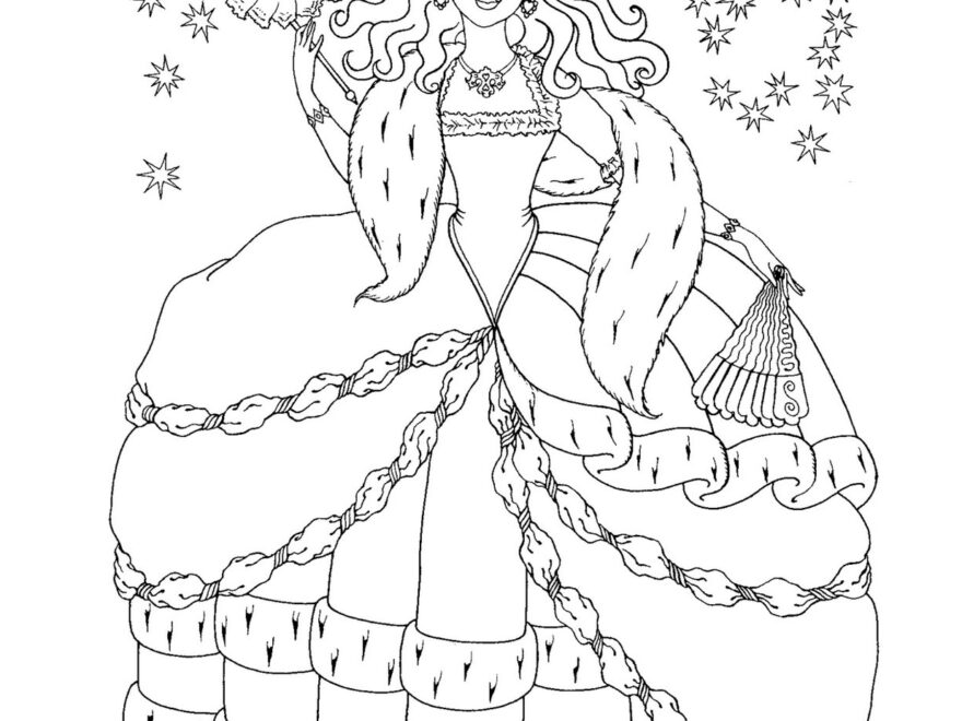 Free Printable Disney Princess Coloring Pages For Kids