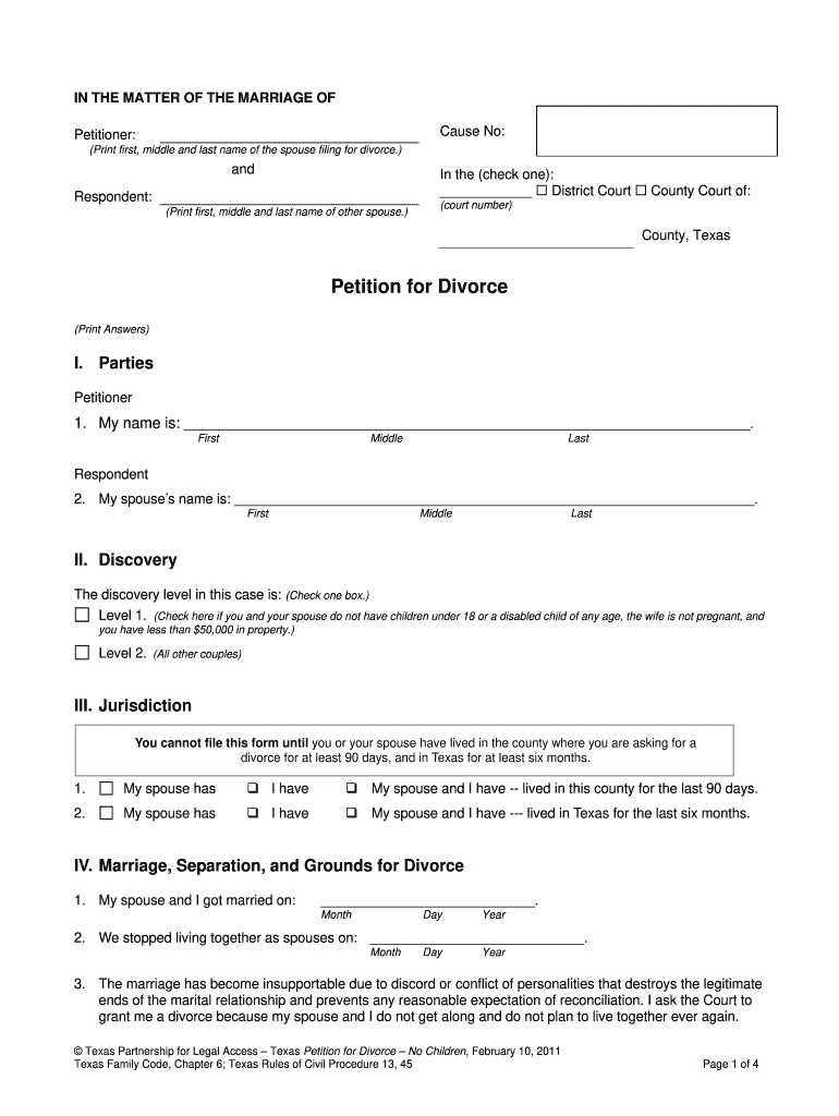 Free Printable Divorce Forms Texas Printable Templates Your Go To Free Printable Divorce Forms Texas Printable Templates Your Go To