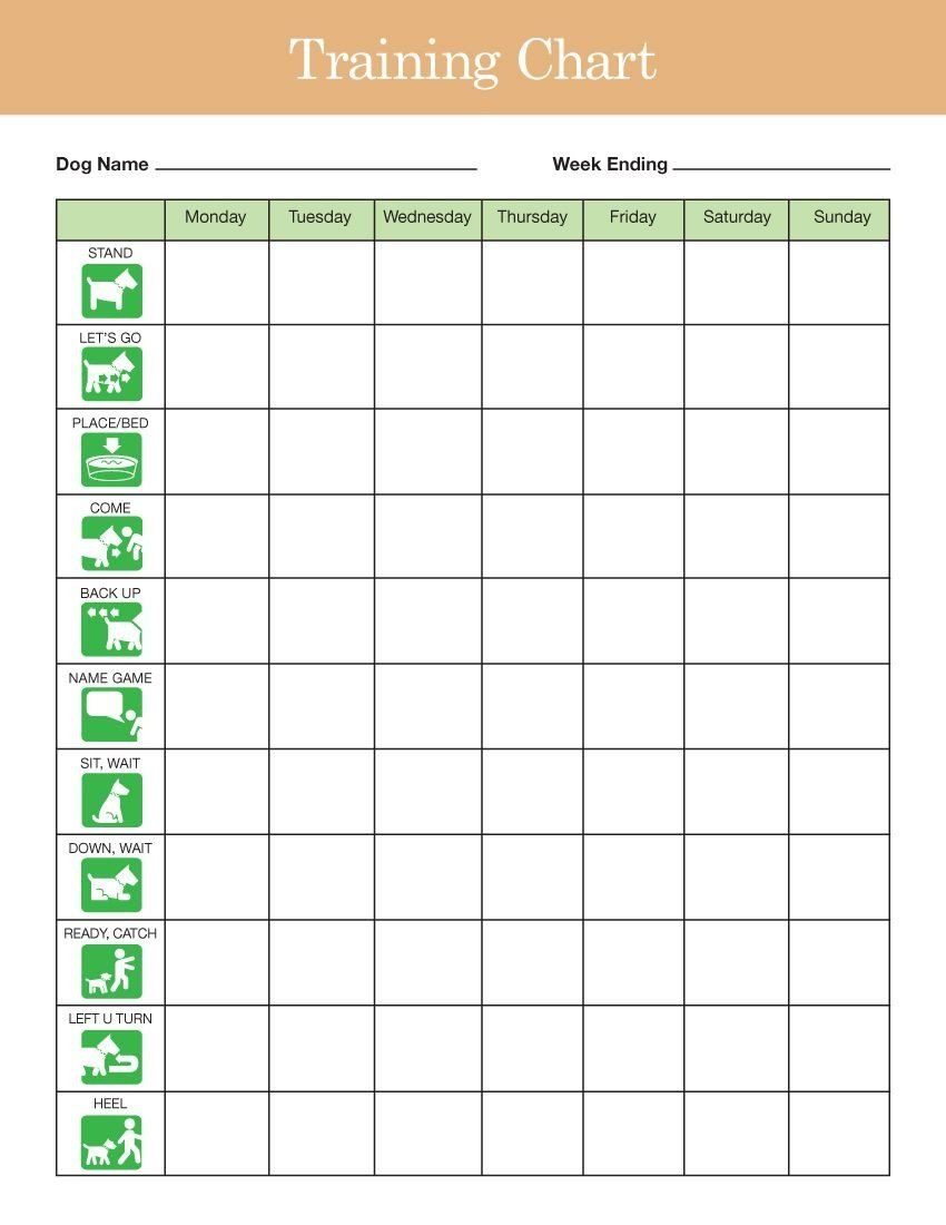 Free Printable Dog Training Worksheets