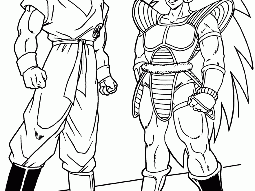 Free Printable Dragon Ball Z Coloring Pages For Kids