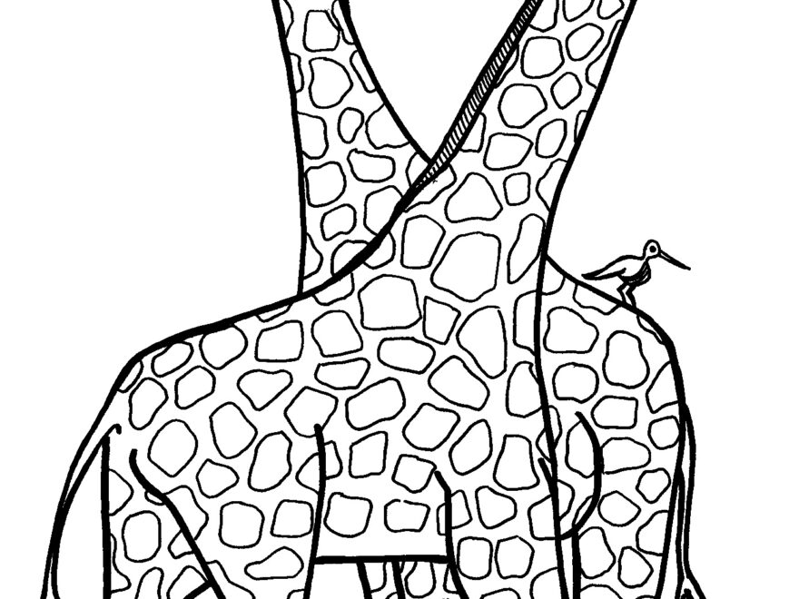Free Printable Giraffe Coloring Pages For Kids