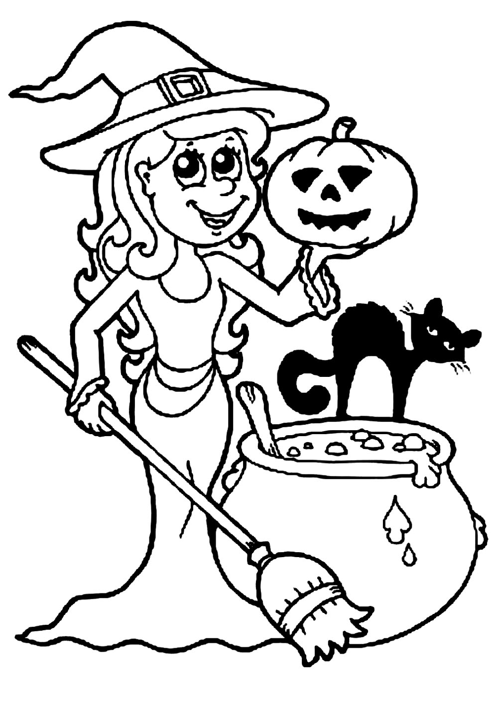 Free Printable Halloween Coloring Pages For Older Kids