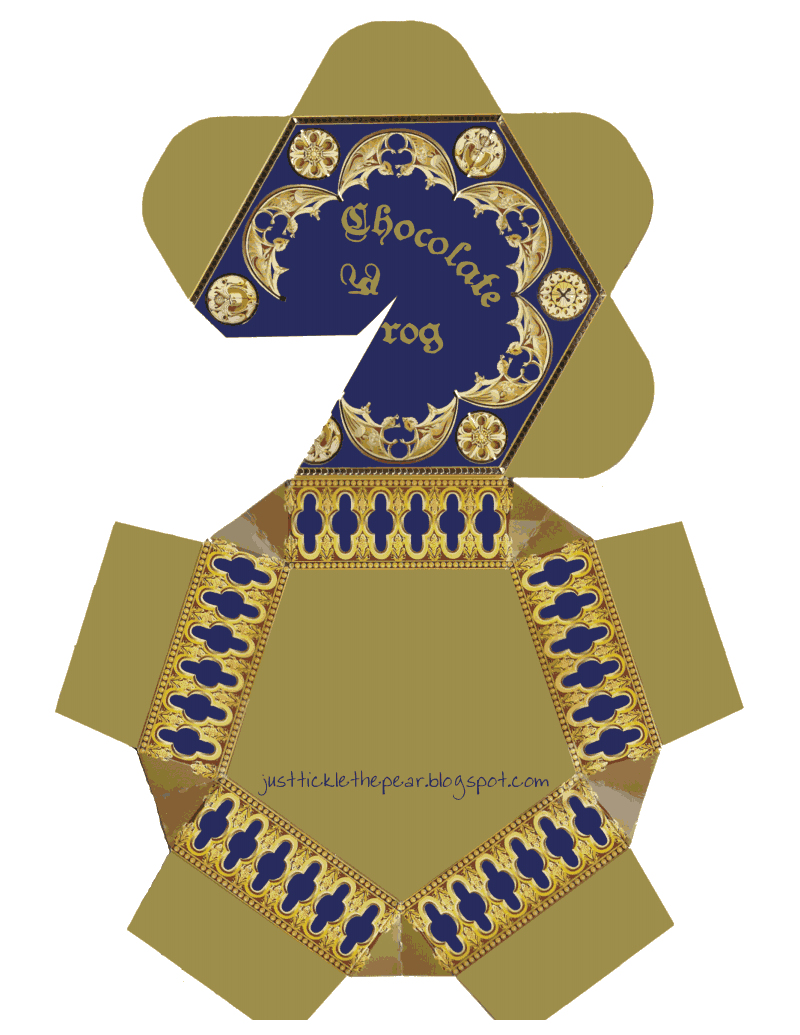 Free Printable Harry Potter Chocolate Frog Template Printable Templates