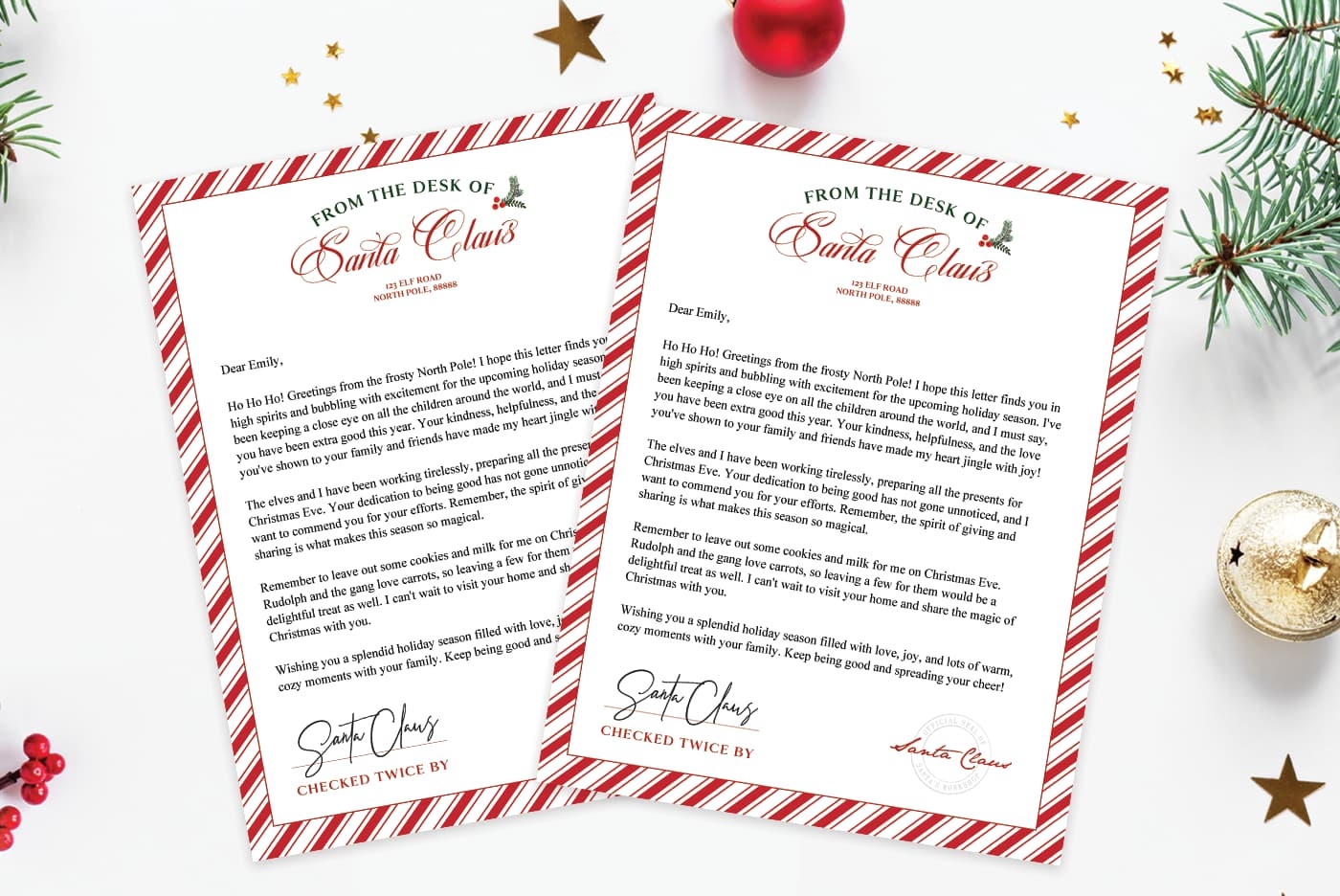 Printable Letters From Santa 2025