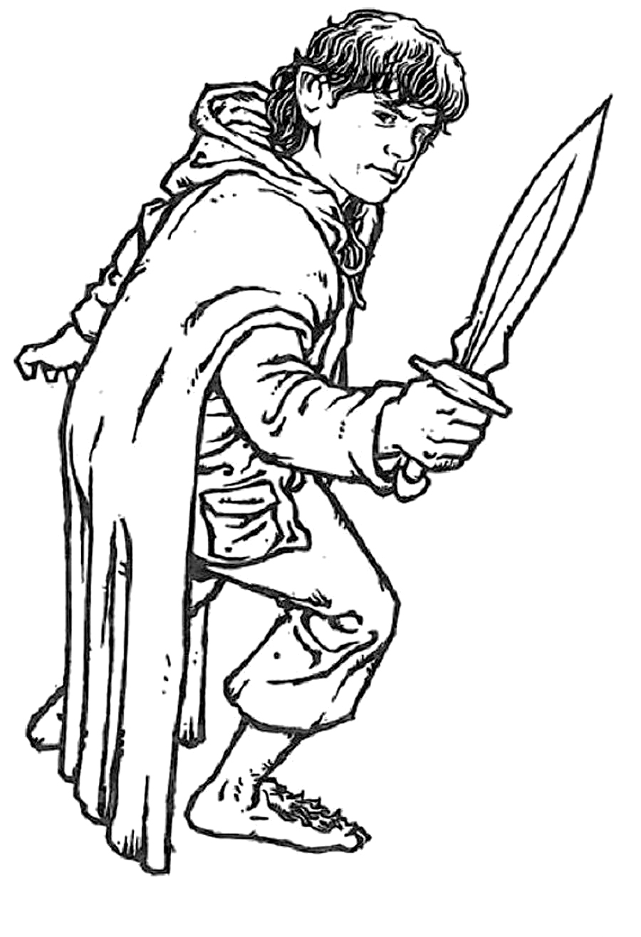Free Printable Lord Of The Rings Coloring Pages For Kids