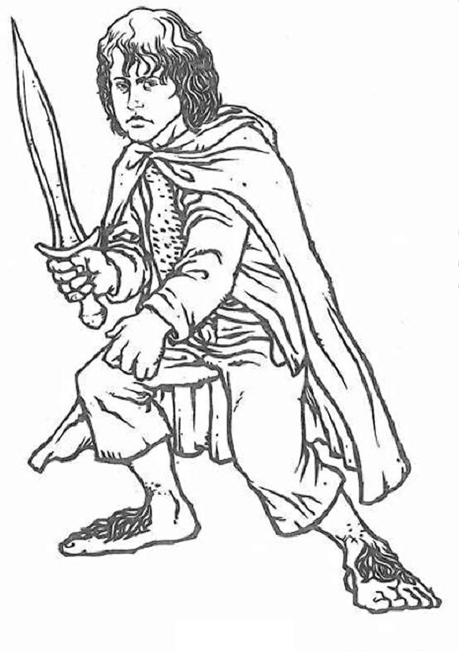Free Printable Lord Of The Rings Coloring Pages For Kids