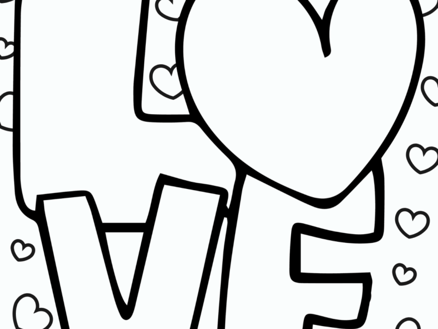Free Printable Love Coloring Pages For Kids And Adults
