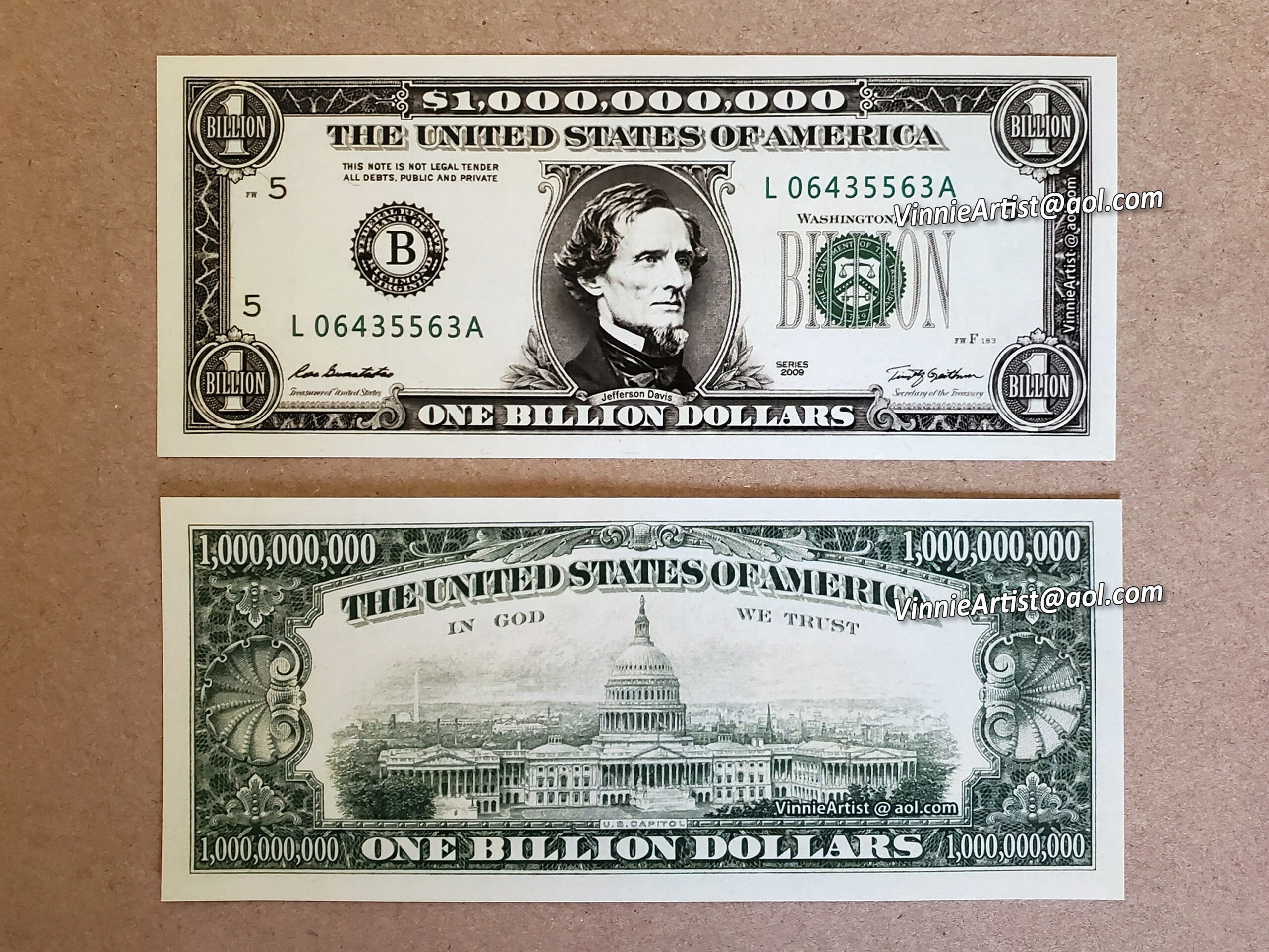 Free Printable Million Dollar Bill