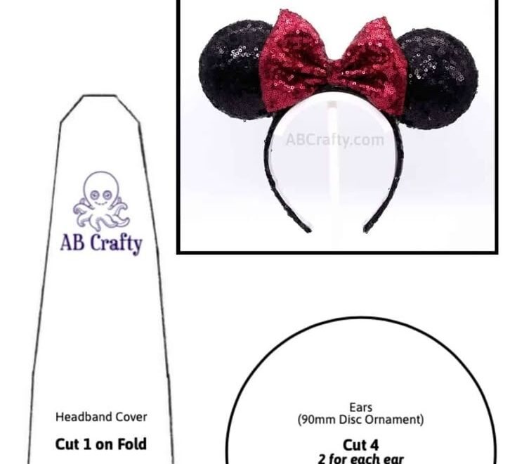 Free Printable Minnie Mouse Ears Template Minnie Mouse Bow Template