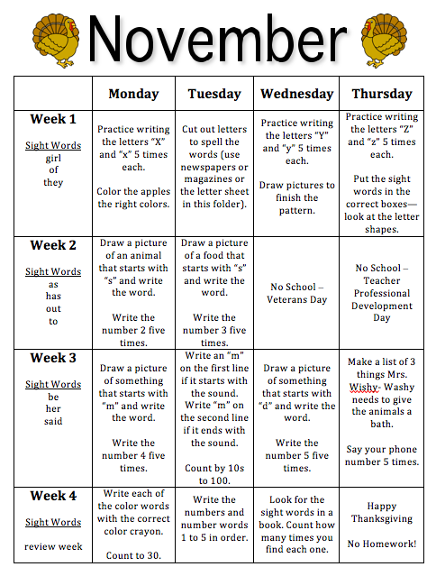Free Printable Pre K Lesson Plans