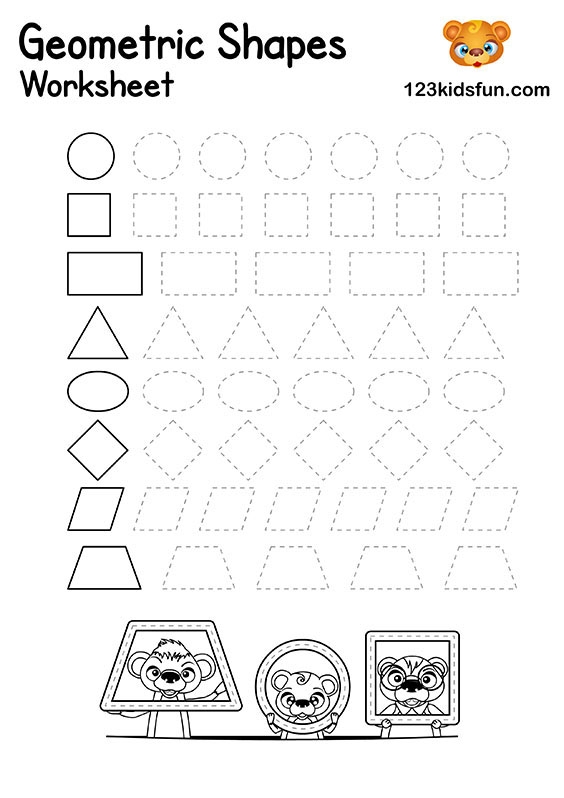 Free Shape Printables For Kindergarten