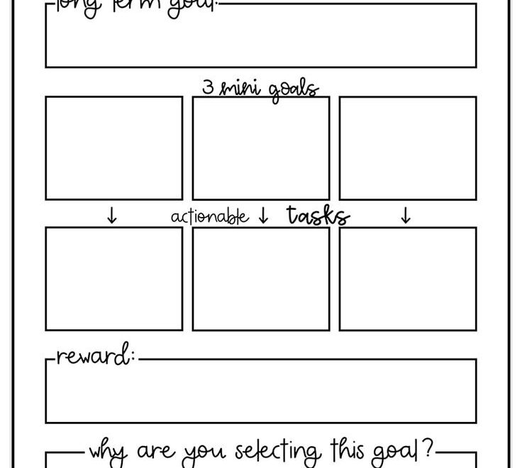 Free Printable Student Goal Sheets
