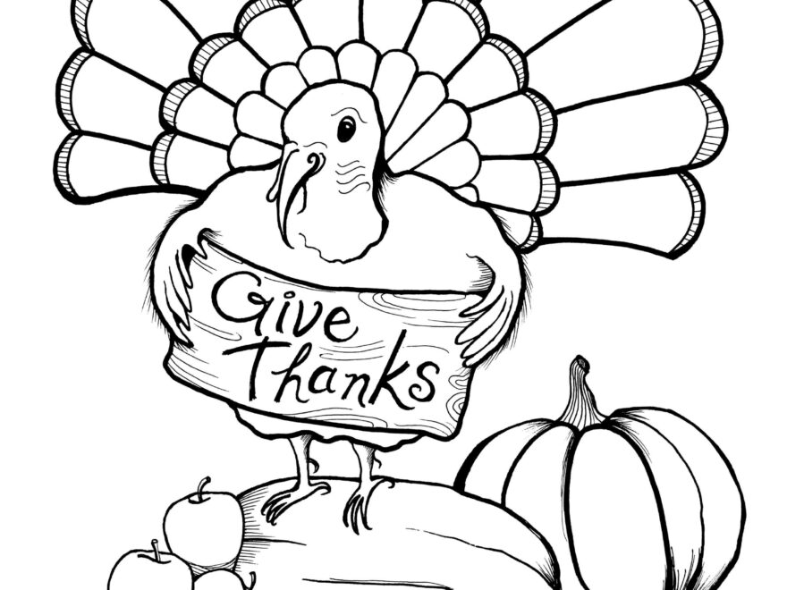 Free Printable Thanksgiving Coloring Pages For Kids