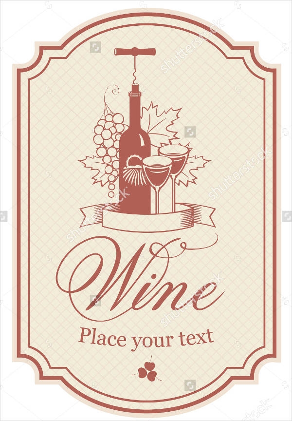 Free Printable Wine Bottle Label Template Printable Templates