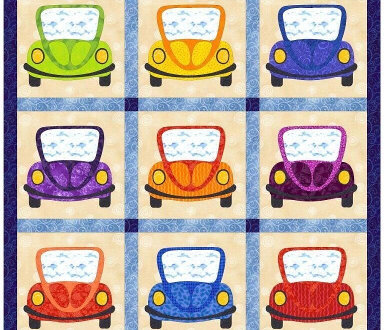 Free Quilt Pattern Silly Cars Quilt Patterns Applique Quilts Mini