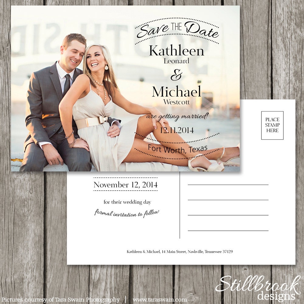 Free Save The Date Postcard Templates Creative Design Templates