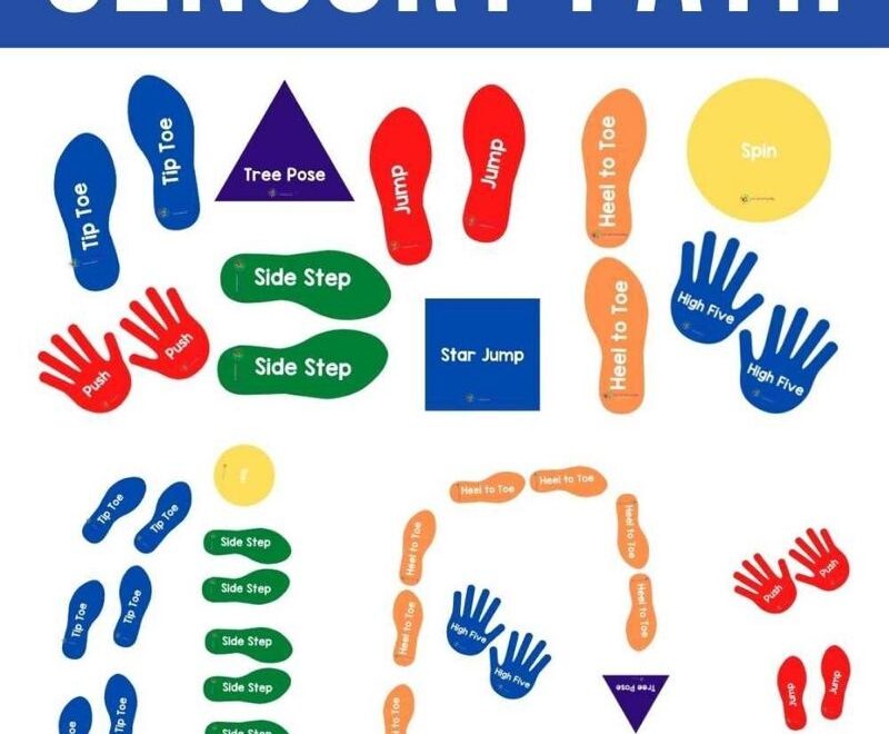 Free Sensory Path Printable Download Gross Motor Activities Preschool