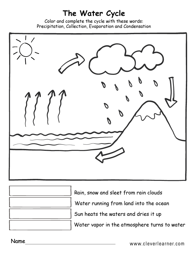 Free Water Cycle Printables