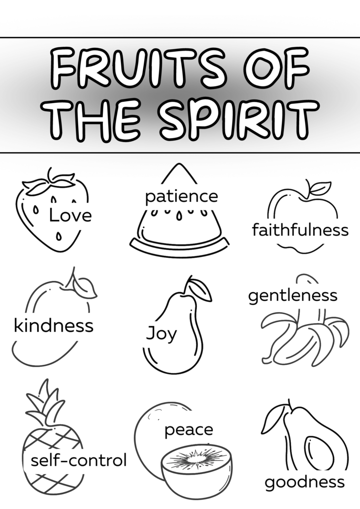 Fruit Of The Spirit Coloring Pages Faithfulness