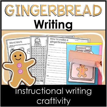 Gingerbread Craft Writing Gingerbread Man 1st 2nd 3rd 4th Grade