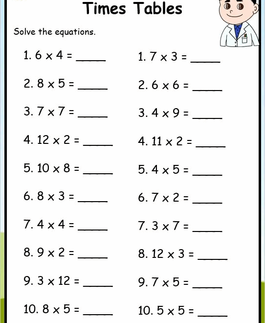Grade 3 Multiplication Worksheets Free Printables Math Worksheets