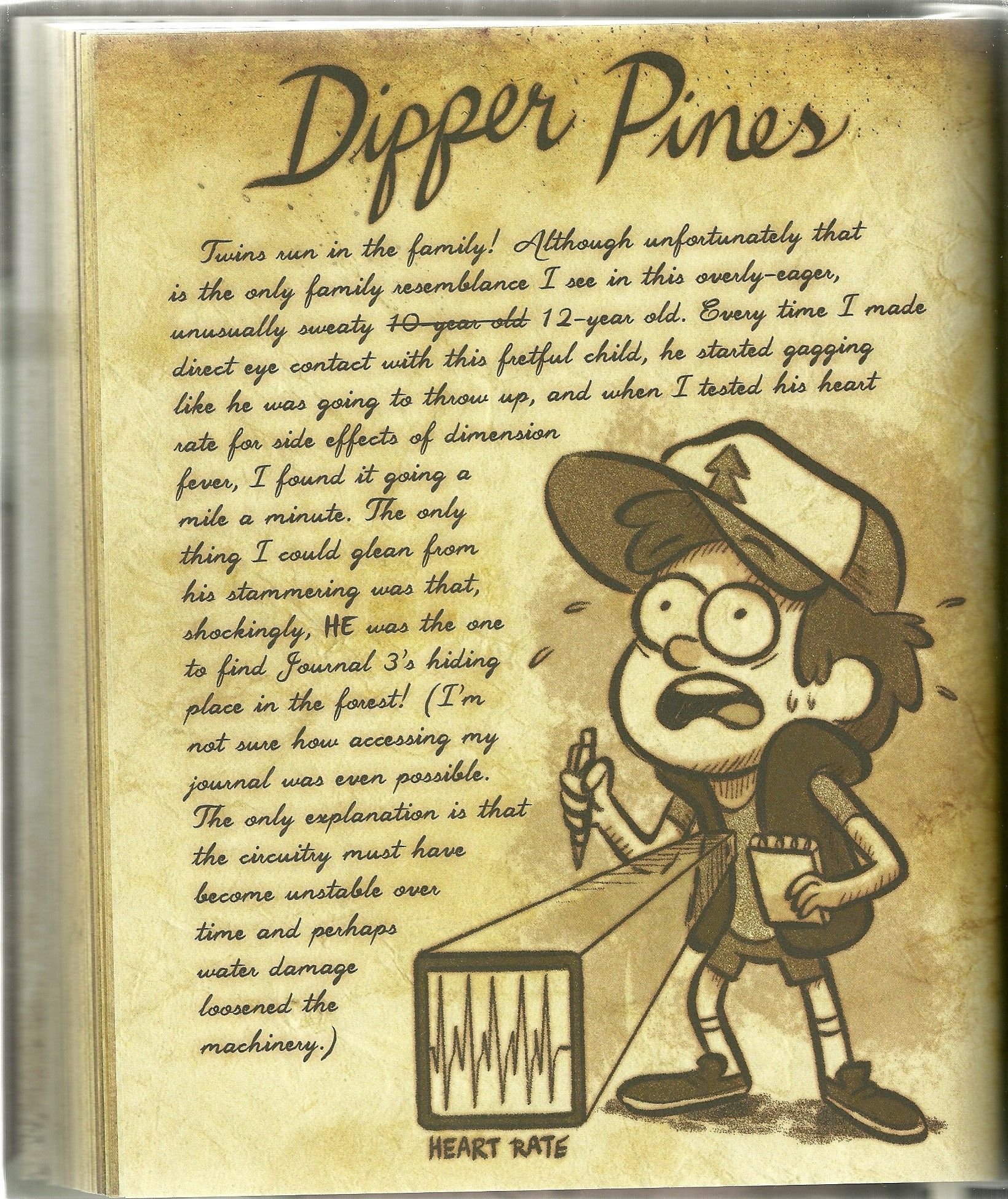 Gravity Falls Journal 3 Coloring Pages