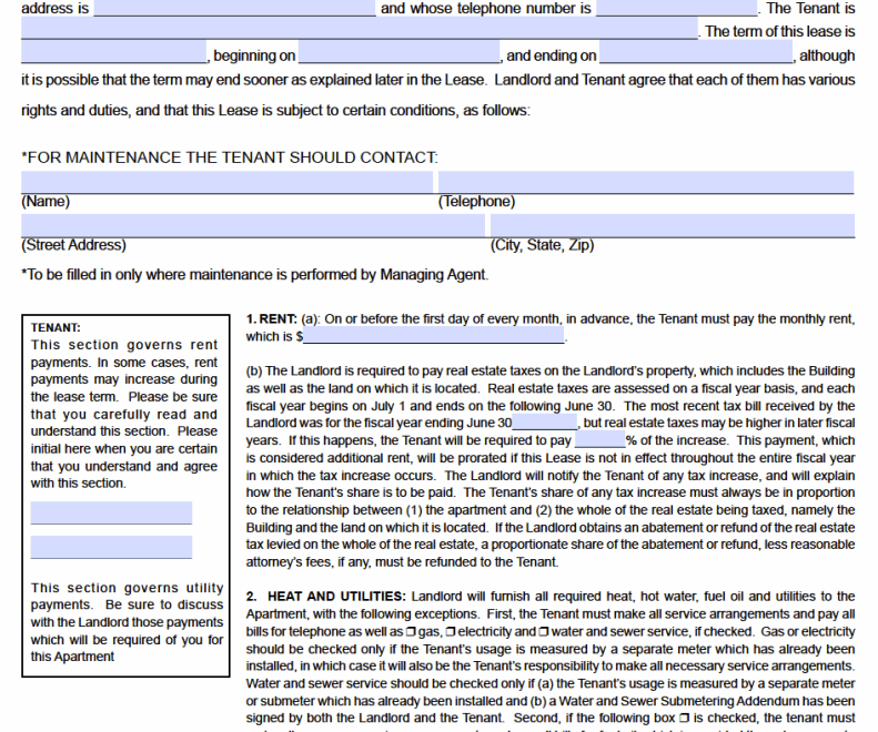 Greater Baltimore Board Of Realtors Printable Lease Form Printable