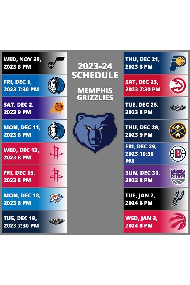 Grizzlies And Mavericks Players 2025 Schedule Ivory M Deavers