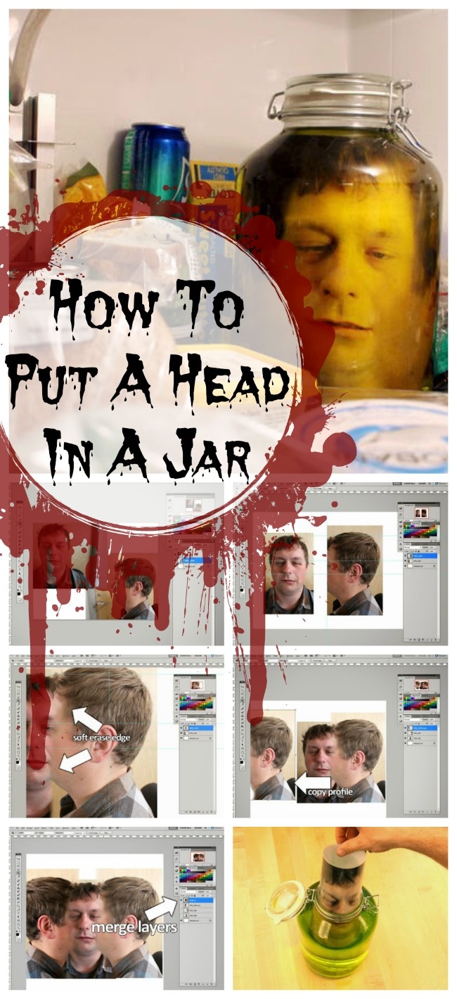 HALLOWEEN CRAFT How To Put A Severed Head In A Jar Do It Yourself 